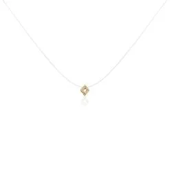 Histoire D'Or Collier Brody Plaqué Or Jaune Oxydes De Zirconium