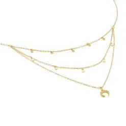 Histoire D'Or Collier Sadhba Plaqué Or Jaune Oxyde De Zirconium -Boucles d'oreilles Bracelet Soldes FQCFJZW507 view1