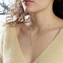 Histoire D'Or Collier Plaqué Or Jaune Dev Oxyde De Zirconium -Boucles d'oreilles Bracelet Soldes FQCFJZW516 model0