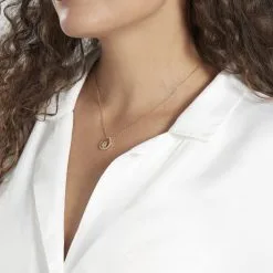 Histoire D'Or Collier Plaqué Or Lame Oxyde De Zirconium -Boucles d'oreilles Bracelet Soldes FQCFJZW537 model0