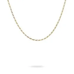 Histoire D'Or Chaîne Cameron Maille Alternee 1/1 Plaque Or Jaune