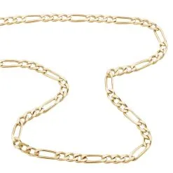 Histoire D'Or Chaîne Maille Alternee 1/3 Plaqué Or Jaune -Boucles d'oreilles Bracelet Soldes FQCHJW0027 view2