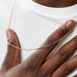 Histoire D'Or Chaîne Vince Plaqué Or Jaune -Boucles d'oreilles Bracelet Soldes FQCHJW0029 model1