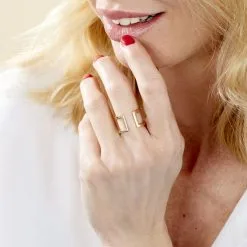 Histoire D'Or Bague Jennyfera Plaqué Or Jaune -Boucles d'oreilles Bracelet Soldes FQDFJW0353 model0