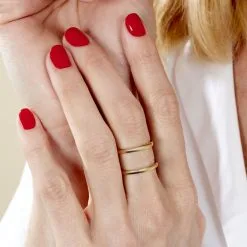 Histoire D'Or Bague Jennyfera Plaqué Or Jaune -Boucles d'oreilles Bracelet Soldes FQDFJW0353 model1