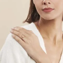 Histoire D'Or Bague Abigael Plaqué Or Jaune -Boucles d'oreilles Bracelet Soldes FQDFJW0381 model0