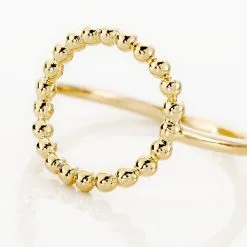Histoire D'Or Bague Abigael Plaqué Or Jaune -Boucles d'oreilles Bracelet Soldes FQDFJW0381 view3