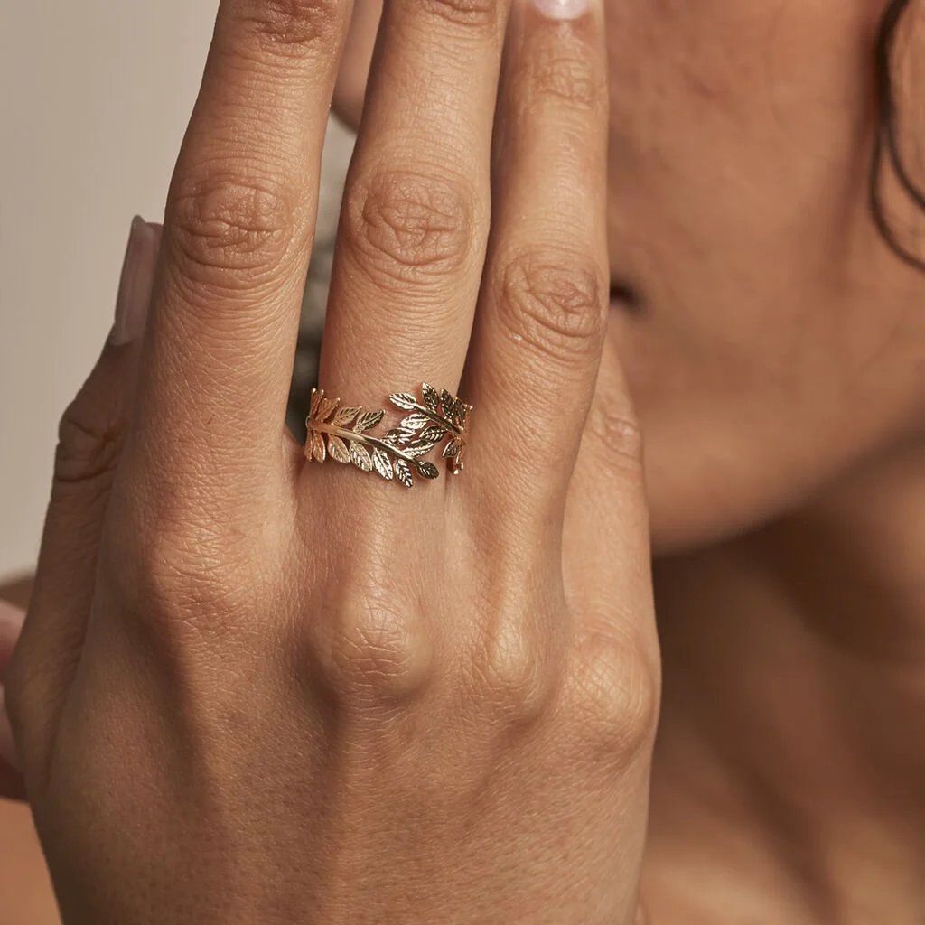 Histoire D'Or Bague Folia Plaqué Or Jaune 7 Histoire D'Or Bague Folia Plaqué Or Jaune – Image 5