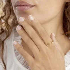 Histoire D'Or Bague Plaqué Or Jaune Zaelie -Boucles d'oreilles Bracelet Soldes FQDFJW0397 model0