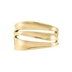 Histoire D'Or Bague Edwyna Plaqué Or Jaune -Boucles d'oreilles Bracelet Soldes FQDFJW0408 view1