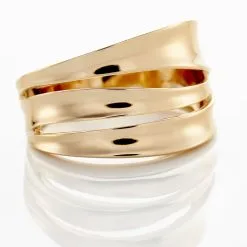 Histoire D'Or Bague Edwyna Plaqué Or Jaune -Boucles d'oreilles Bracelet Soldes FQDFJW0408 view3