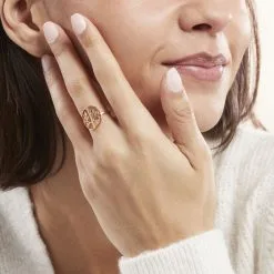 Histoire D'Or Bague Galvina Plaqué Or Jaune -Boucles d'oreilles Bracelet Soldes FQDFJW0410 model0