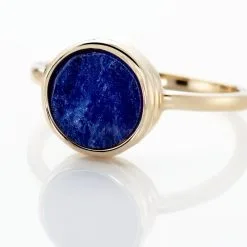 Histoire D'Or Bague Plaqué Or Neassa Sodalite -Boucles d'oreilles Bracelet Soldes FQDFJXB150 view3