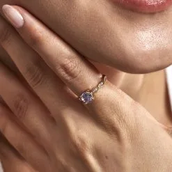 Histoire D'Or Bague Kurt Plaqué Or Jaune Oxyde De Zirconium -Boucles d'oreilles Bracelet Soldes FQDFJZI011 model1