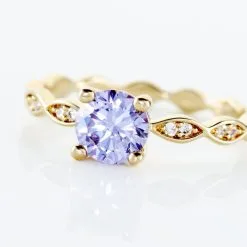 Histoire D'Or Bague Kurt Plaqué Or Jaune Oxyde De Zirconium -Boucles d'oreilles Bracelet Soldes FQDFJZI011 view3