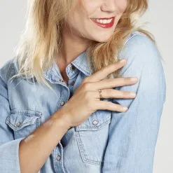 Histoire D'Or Bague Ana-lou Plaque Or Jaune Oxyde De Zirconium -Boucles d'oreilles Bracelet Soldes FQDFJZW199 model0