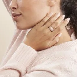 Histoire D'Or Bague Edenne Plaqué Or Jaune Oxyde De Zirconium -Boucles d'oreilles Bracelet Soldes FQDFJZW417 model0