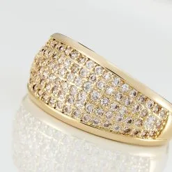 Histoire D'Or Bague Edenne Plaqué Or Jaune Oxyde De Zirconium -Boucles d'oreilles Bracelet Soldes FQDFJZW417 view3