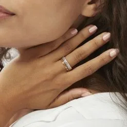 Histoire D'Or Bague Zoila Plaqué Or Jaune Oxyde De Zirconium 13 Histoire D'Or Bague Zoila Plaqué Or Jaune Oxyde De Zirconium -Boucles d'oreilles Bracelet Soldes FQDFJZW433 model1