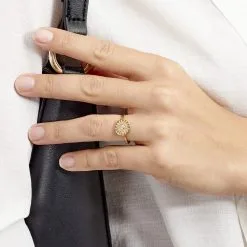 Histoire D'Or Bague Artea Plaqué Or Jaune Oxyde De Zirconium 13 Histoire D'Or Bague Artea Plaqué Or Jaune Oxyde De Zirconium -Boucles d'oreilles Bracelet Soldes FQDFJZW536 model1