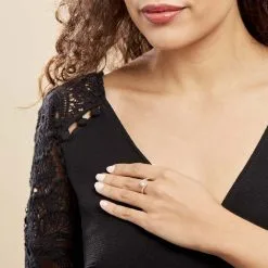 Histoire D'Or Bague Joisse Plaqué Or Oxyde De Zirconium -Boucles d'oreilles Bracelet Soldes FQDFJZW567 model0