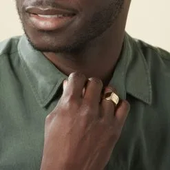 Histoire D'Or Chevalière Leoncette Plaqué Or Jaune -Boucles d'oreilles Bracelet Soldes FQHHJW0111 model1