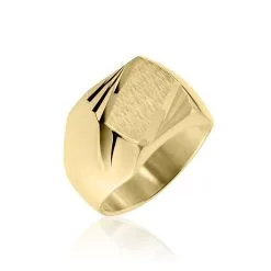 Histoire D'Or Chevalière Zoey Plaqué Or Jaune