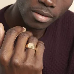 Histoire D'Or Chevalière Rafael Plaqué Or Jaune -Boucles d'oreilles Bracelet Soldes FQHHJW0129 model0