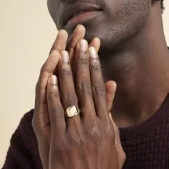 Histoire D'Or Chevalière Daniel Plaqué Or Jaune 10 Histoire D'Or Chevalière Daniel Plaqué Or Jaune -Boucles d'oreilles Bracelet Soldes FQHHJW0133 model0