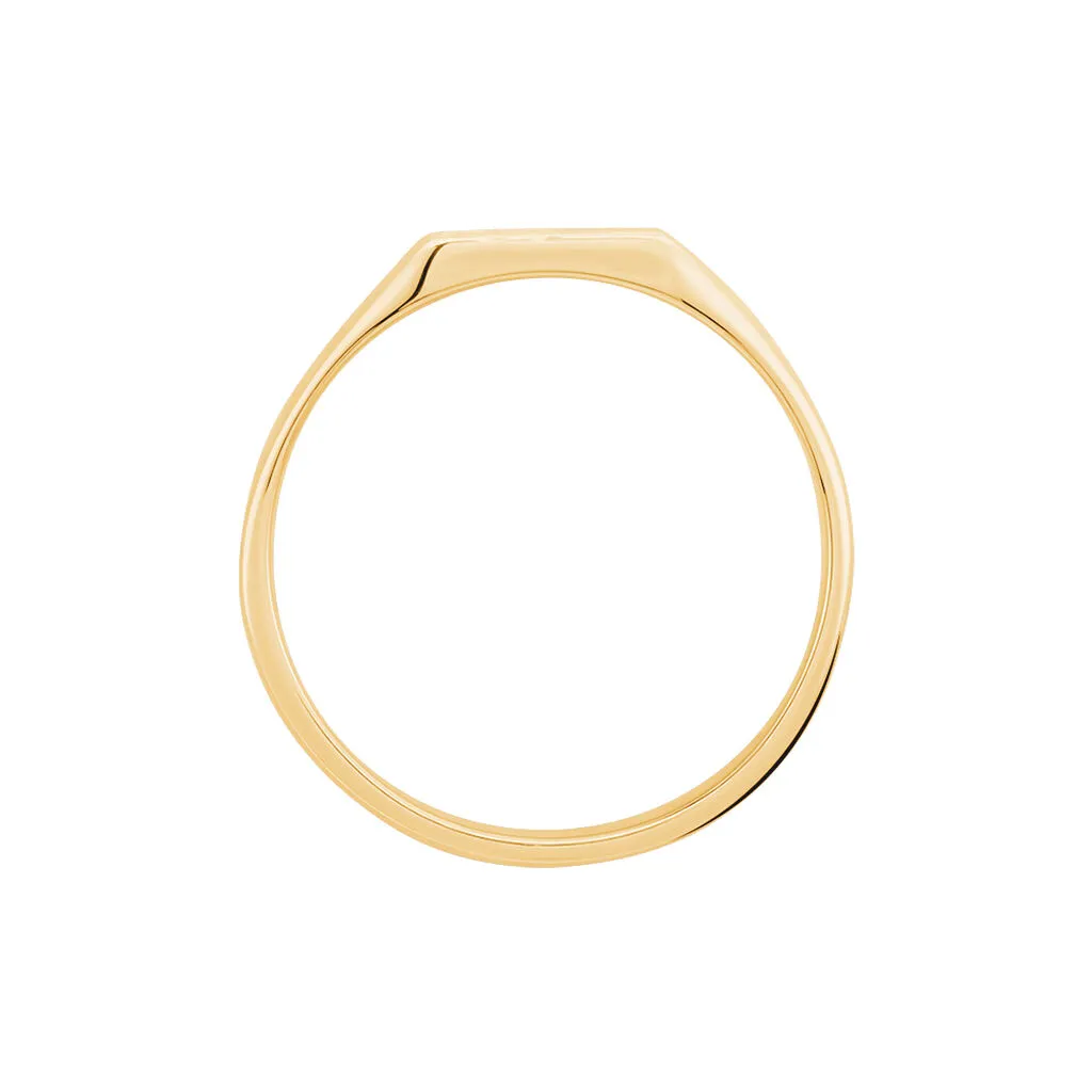 Histoire D'Or Chevalière Daniel Plaqué Or Jaune 5 Histoire D'Or Chevalière Daniel Plaqué Or Jaune – Image 3