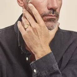 Histoire D'Or Chevalière Gautier Plaqué Or -Boucles d'oreilles Bracelet Soldes FQHHJW0143 model0