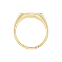 Histoire D'Or Chevalière Gautier Plaqué Or -Boucles d'oreilles Bracelet Soldes FQHHJW0143 view2