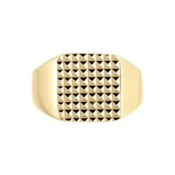 Histoire D'Or Chevalière Plaqué Or Corentin -Boucles d'oreilles Bracelet Soldes FQHHJW0148 view1