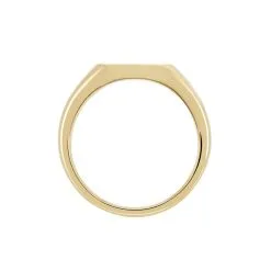 Histoire D'Or Chevalière Plaqué Or Jaune Nelson Email Noir -Boucles d'oreilles Bracelet Soldes FQHHJW0150 view2