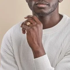 Histoire D'Or Chevalière Plaqué Or Jaune Alannis -Boucles d'oreilles Bracelet Soldes FQHHJW0151 model0