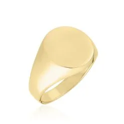 Histoire D'Or Chevalière Plaqué Or Jaune Aureliano