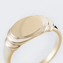 Histoire D'Or Chevalière Plaqué Or Jaune Eliseo -Boucles d'oreilles Bracelet Soldes FQHHJW0154 view3