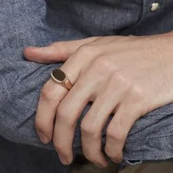 Histoire D'Or Chevalière Plaqué Or Jaune Nail -Boucles d'oreilles Bracelet Soldes FQHHJW0155 model1