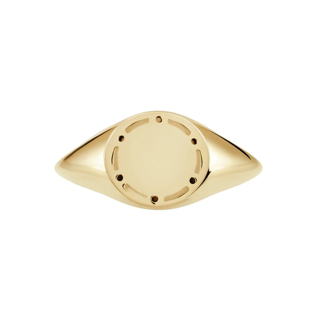 Histoire D'Or Chevalière Plaqué Or Jaune Hadrian 4 Histoire D'Or Chevalière Plaqué Or Jaune Hadrian – Image 2