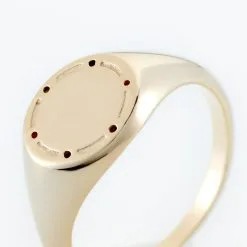 Histoire D'Or Chevalière Plaqué Or Jaune Hadrian 11 Histoire D'Or Chevalière Plaqué Or Jaune Hadrian -Boucles d'oreilles Bracelet Soldes FQHHJW0157 view3