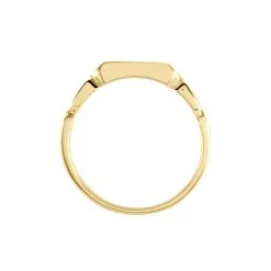 Histoire D'Or Chevalière Tobias Plaqué Or Jaune -Boucles d'oreilles Bracelet Soldes FQHHJW0159 view2