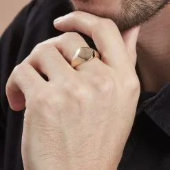 Histoire D'Or Chevalière Sebastiano Plaqué Or Jaune -Boucles d'oreilles Bracelet Soldes FQHHJW0160 model1