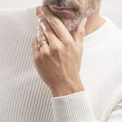 Histoire D'Or Chevalière Hide Plaqué Or Oxyde De Zirconium -Boucles d'oreilles Bracelet Soldes FQHHJZW102 model1