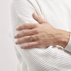 Histoire D'Or Chevalière Plaqué Or Khepri Oxyde De Zirconium -Boucles d'oreilles Bracelet Soldes FQHHJZW103 model1