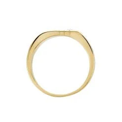 Histoire D'Or Chevalière Plaqué Or Jaune Alec Oxyde De Zirconium -Boucles d'oreilles Bracelet Soldes FQHHJZW104 view2