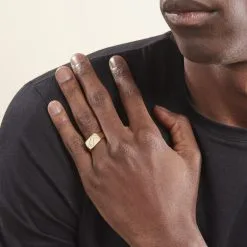 Histoire D'Or Chevalière Plaqué Or Jaune Gyorgy Oxyde De Zirconium 12 Histoire D'Or Chevalière Plaqué Or Jaune Gyorgy Oxyde De Zirconium -Boucles d'oreilles Bracelet Soldes FQHHJZW114 model0