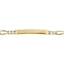 Histoire D'Or Bracelet Identité Plaqué Or Jaune Bixente -Boucles d'oreilles Bracelet Soldes FQIHJW0158 view1