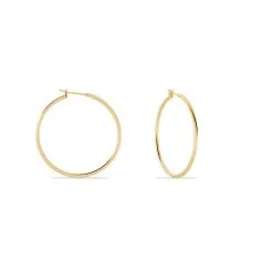 Histoire D'Or Créoles Ada Lisse Plaqué Or Jaune 10 Histoire D'Or Créoles Ada Lisse Plaqué Or Jaune -Boucles d'oreilles Bracelet Soldes FQOFJW0200 view2