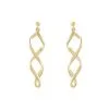 Histoire D'Or Boucles D'oreilles Pendantes Indi Plaqué Or Jaune -Boucles d'oreilles Bracelet Soldes FQOFJW0214 master