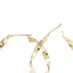 Histoire D'Or Créoles Lenna Torsadée Plaqué Or Jaune 11 Histoire D'Or Créoles Lenna Torsadée Plaqué Or Jaune -Boucles d'oreilles Bracelet Soldes FQOFJW0275 view3